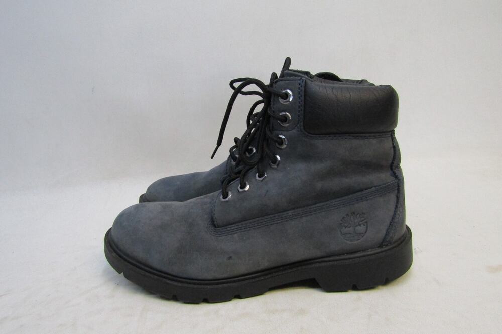 Timberland Mens Size 7.5 M Blue Suede Lace Up Ankle Casual Shoes